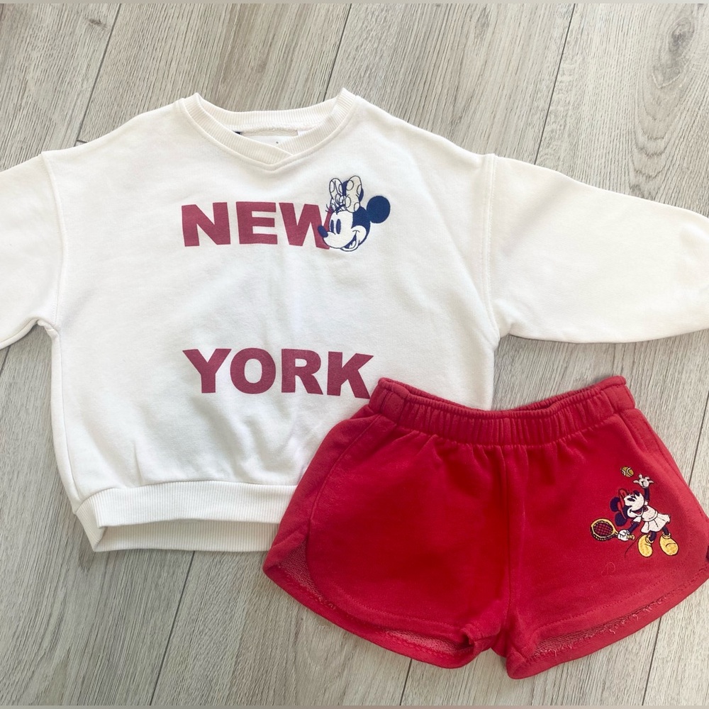 Zara Minnie Mouse Disney set great condition